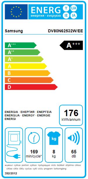 Samsung - DV80N62532W/EE