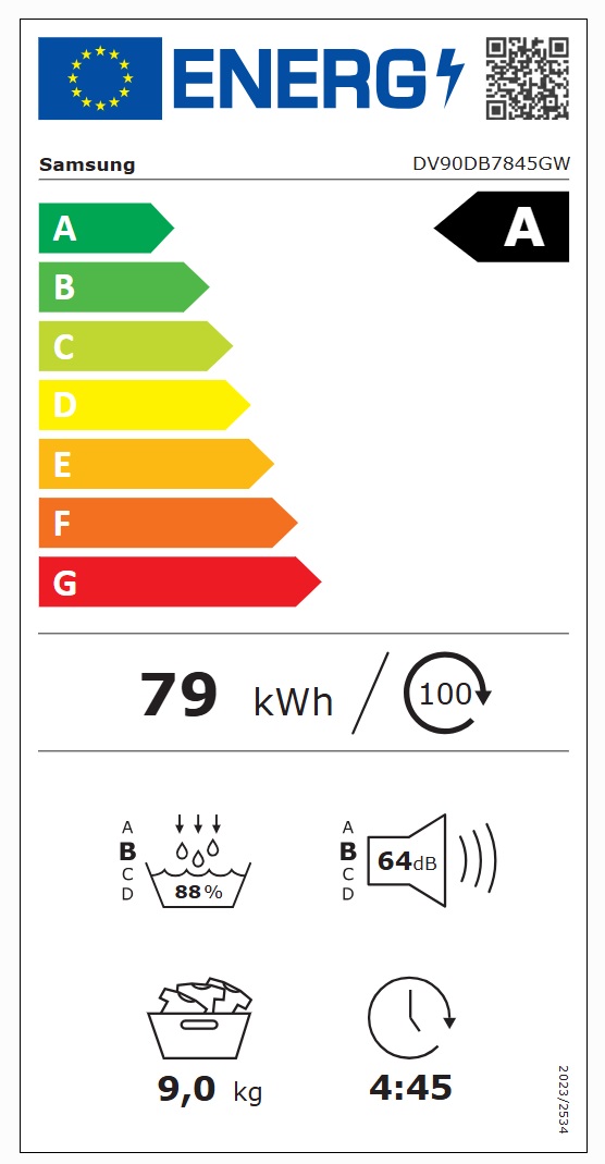 Samsung - WW11DB7B34GWU3-DV90DB7845GWU3