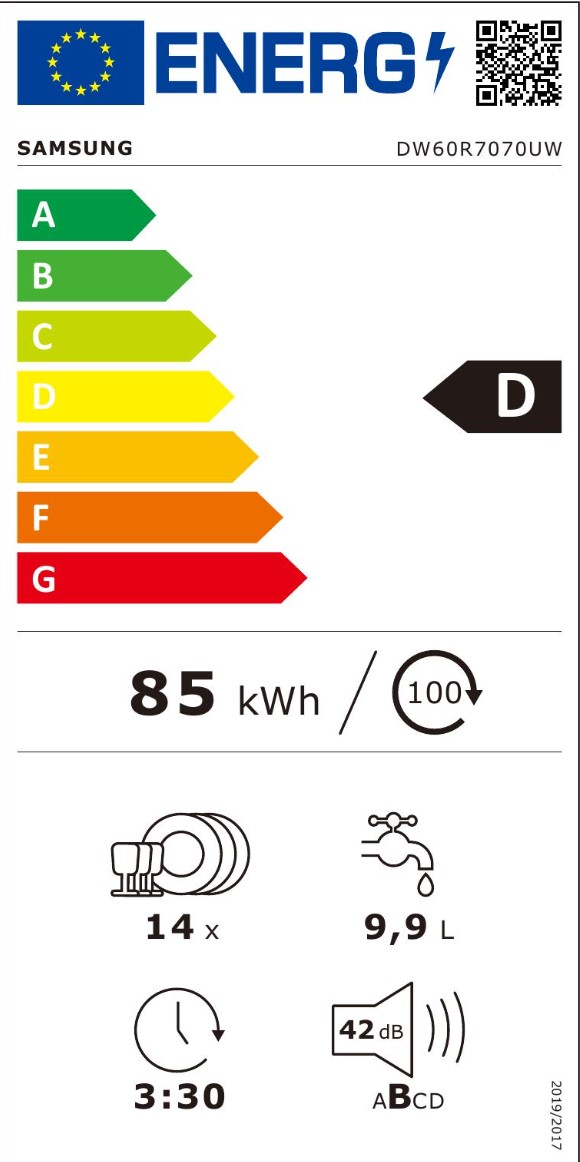 Samsung - DW60R7070UW/EE Samsung - DW60R7070UW/EE