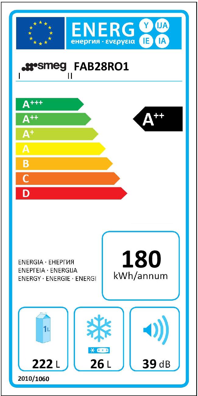 Smeg - FAB28RO1 Smeg - FAB28RO1