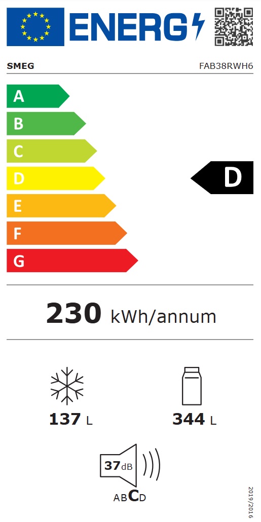 Smeg - FAB38RWH6 - Vit