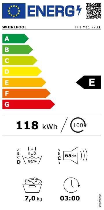 Whirlpool - FFB8458WV-FFT M11 72 EE Whirlpool - FFB8458WV-FFT M11 72 EE