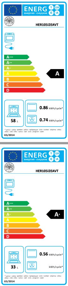Bertazzoni - HER105I2EAVT Gasspis med dubbelugn och wokbrännare