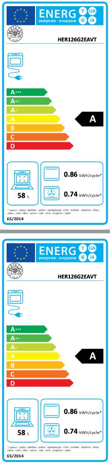 Bertazzoni - HER126G2EAVT Dubbla Varmluftsugnar 120 cm