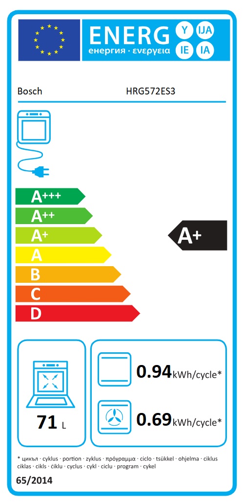 Bosch - HRG572ES3 - Rostfri Serie 4, Angfunktion