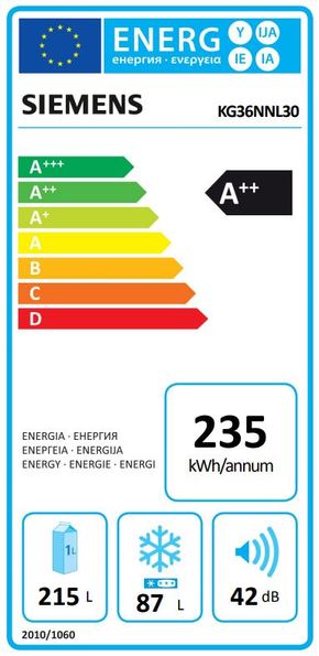 Siemens - KG36NNL30 Siemens - KG36NNL30
