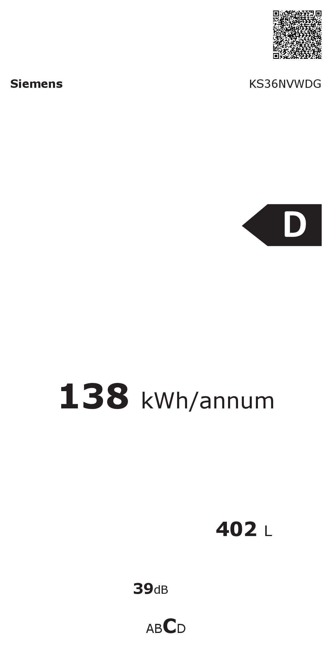 Siemens - KS36NVWDG-GS36NVWDG