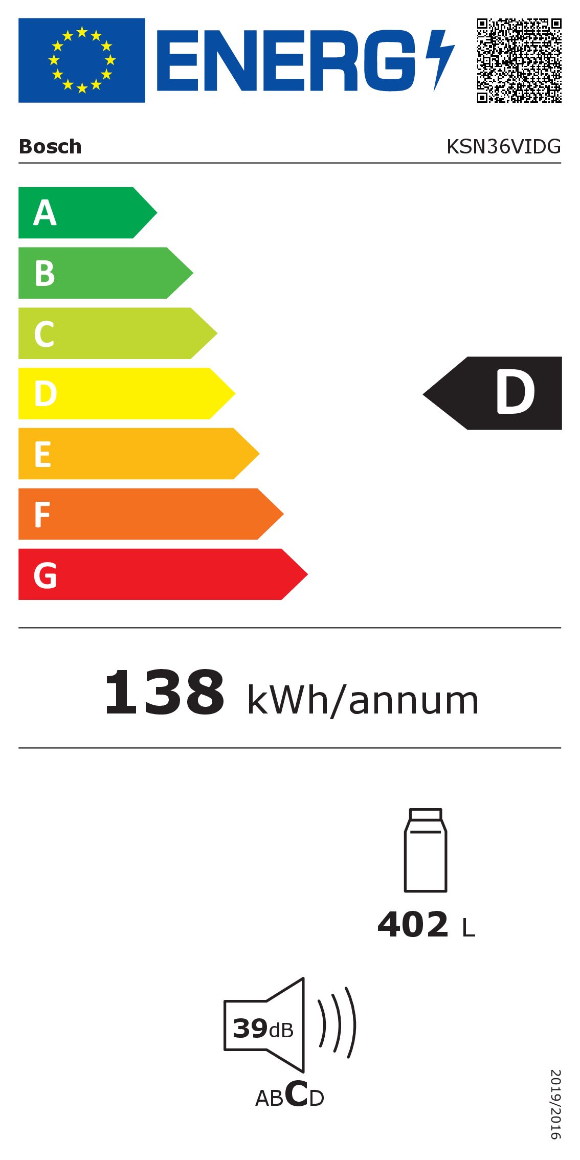 Bosch - KSN36VIDG-GSN36VIDG