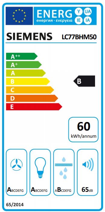 Siemens - LC77BHM50 Väggmonterad Fläkt BoxDesign
