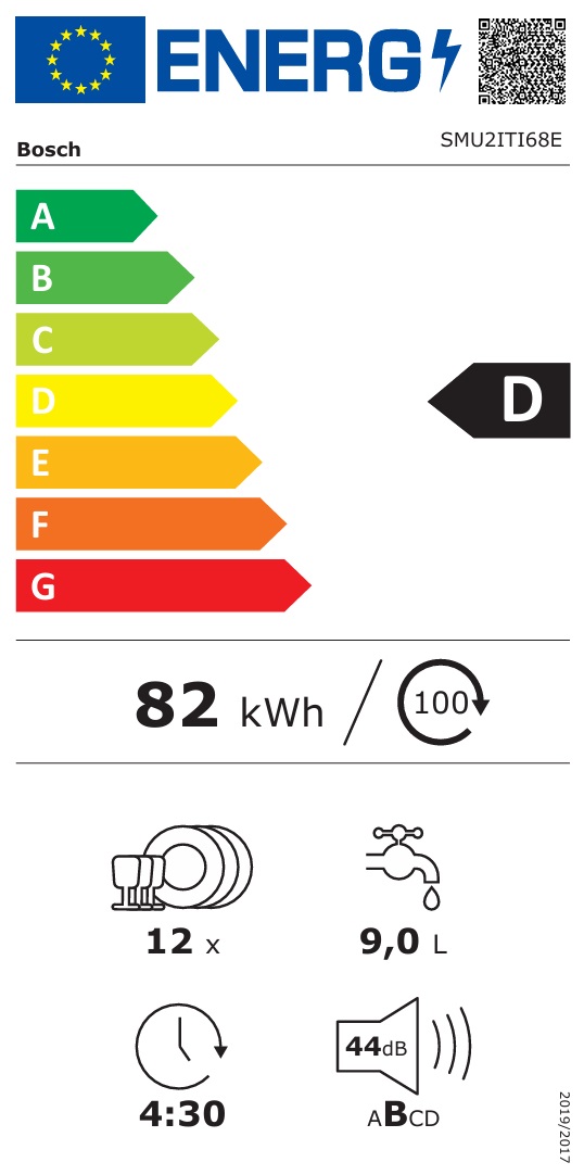 Bosch - SMU2ITI68E - Rostfri Serie 2, ExtraDry & Home Connect