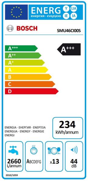 Bosch - SMU46CI00S - Passar IKEA Metod Bosch - SMU46CI00S - Passar IKEA Metod