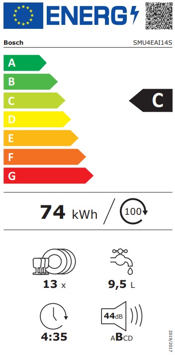Bosch - SMU4EAI14S - Tillverkad i Tyskland med WI-FI Bosch - SMU4EAI14S - Tillverkad i Tyskland med WI-FI