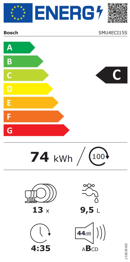 Bosch - SMU4ECI15S - Serie 4, toppkorg, Wi-Fi, tillverkad i Tyskland - Passar IKEA Metod Bosch - SMU4ECI15S - Serie 4, toppkorg, Wi-Fi, tillverkad i Tyskland - Passar IKEA Metod