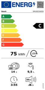 Bosch - SMU6ZCW00S - Tillverkad i Tysland med Zeolith® & toppkorg Bosch - SMU6ZCW00S - Tillverkad i Tysland med Zeolith® & toppkorg