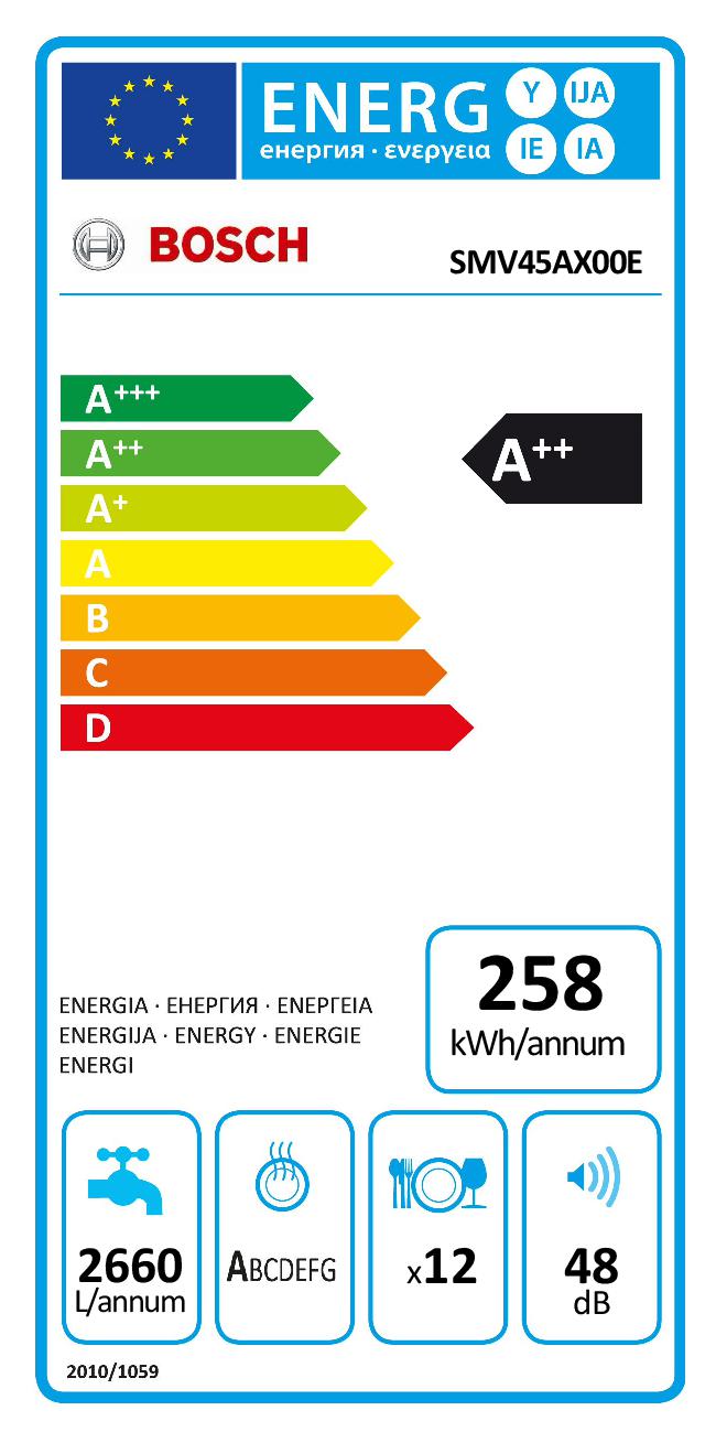 Bosch - SMV45AX00E Bosch - SMV45AX00E
