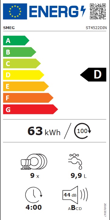Smeg - ST4522DIN - Integrerad