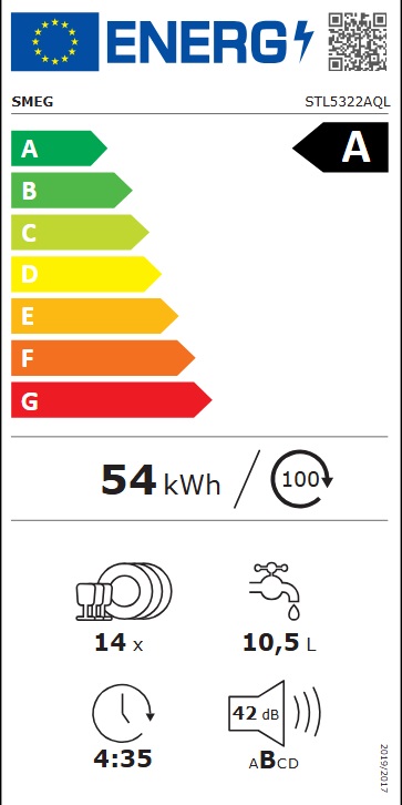 Smeg - STL5322AQL - Integrerad