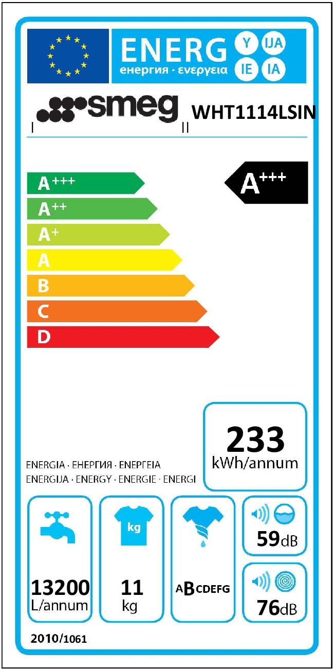 SMEG - WHT1114LSIN - DHT83LIN SMEG - WHT1114LSIN - DHT83LIN