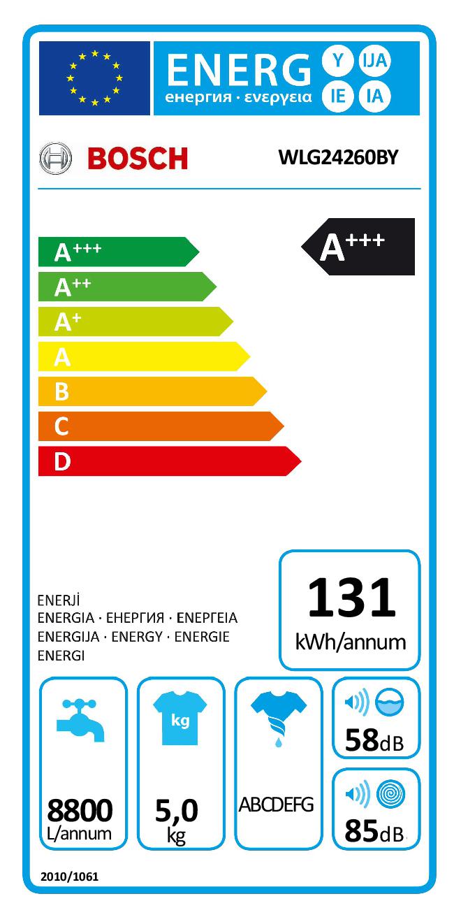 Bosch - WLG24260BY Bosch - WLG24260BY