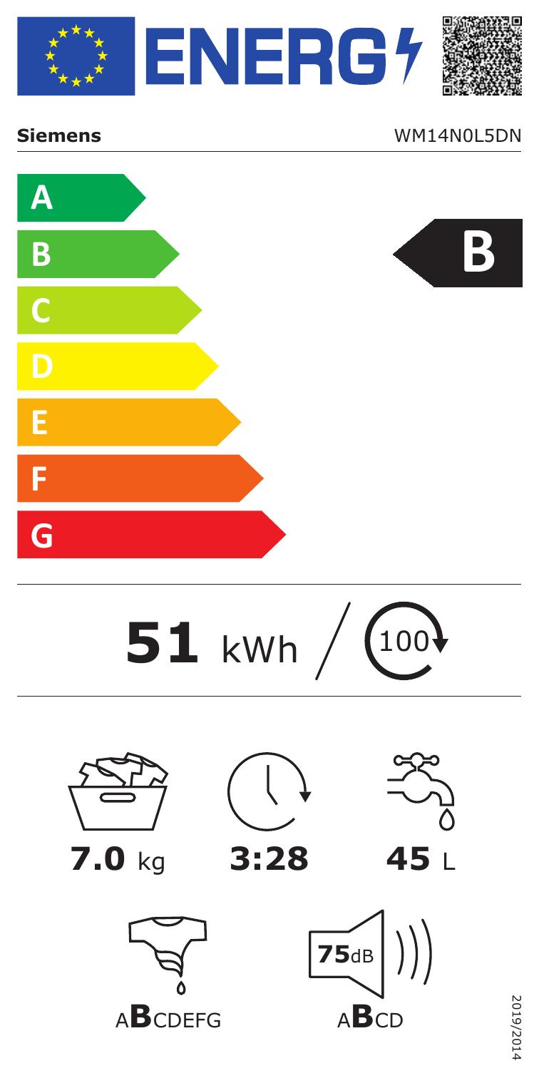 Siemens - WM14N0L5DN Siemens - WM14N0L5DN