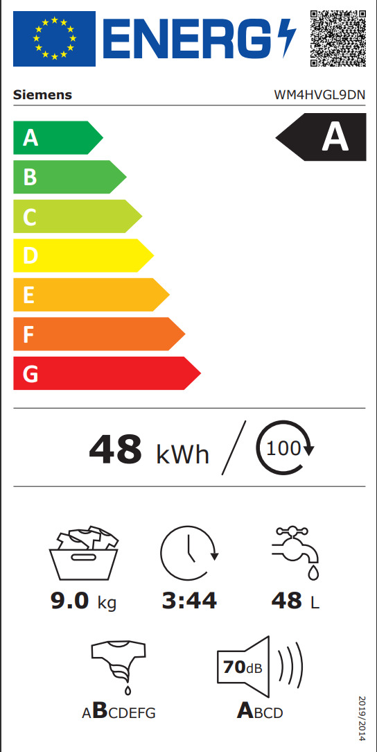 Siemens - WM4HVGL9DN - iQ800 Siemens - WM4HVGL9DN - iQ800