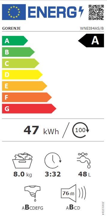 Gorenje - WNEI84AS/B - DE82ILB/G Gorenje - WNEI84AS/B - DE82ILB/G