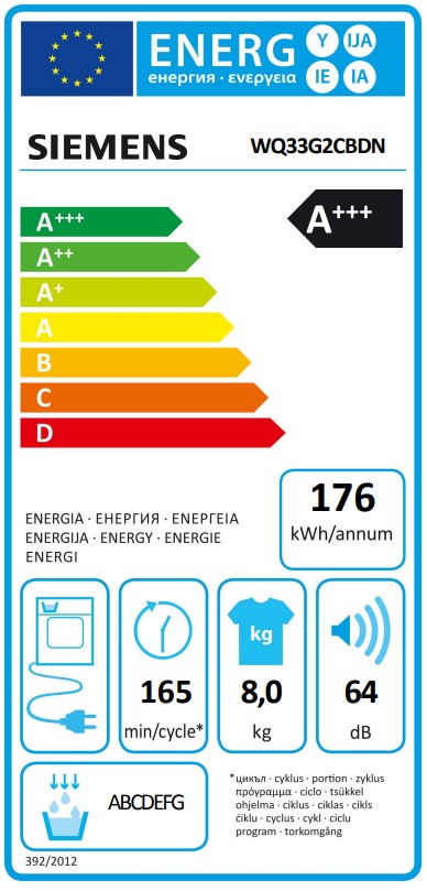 Siemens - WG44G2ZBDN - WQ33G2CBDN - ånga på tvätt & tork Siemens - WG44G2ZBDN - WQ33G2CBDN - ånga på tvätt & tork