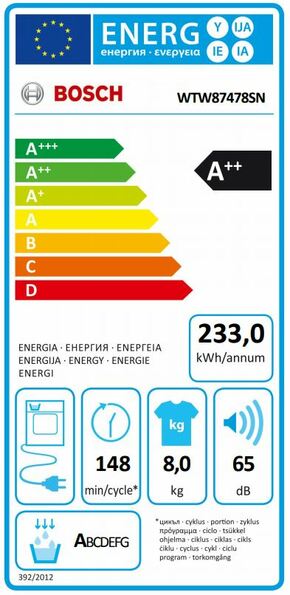 Bosch - WAT286B8SN - WTW87478SN Bosch - WAT286B8SN - WTW87478SN